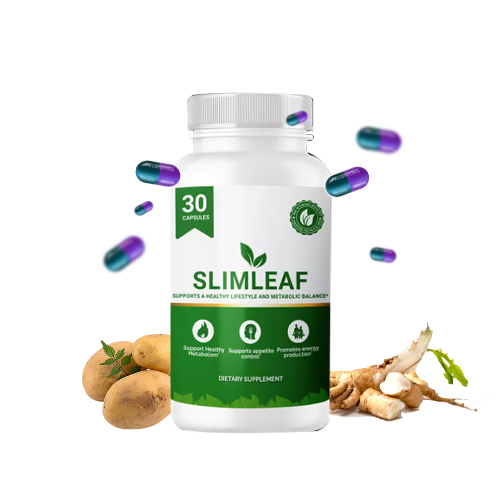 SlimLeaf supplement bottle